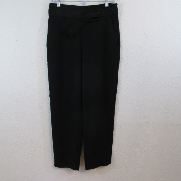 Elodie Pants - NWT Elodie Black Belted Lined Pants Size Medium